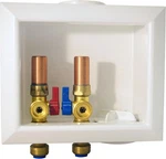 Tectite 1/2" Brass Push-to-connect X 3/4" Male Thread Washing Machine Outlet. Fixed Price $32.03.