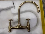 Perrin And Rowe U.4790X-EG-2 Georgian Era Bridge Kitchen Faucet No Unions. Fixed Price $849.99.
