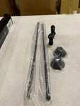 Signature Hardware 445929 Matte Black Bathroom Supply Kit With Angle Stop. Fixed Price $61.99.