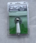 Danco #46010 Universal Decorative Faucet Lever Handle In Chrome & White Ceramic. Fixed Price $11.99.