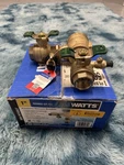 Watts 1 In Anti-siphon Pressure Vacuum Breaker Quarter Turn 800M4-QT-FZ. Fixed Price $110.50.
