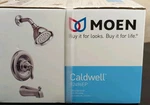 New Moen Caldwell Tub & Shower Faucet Chrome Finish Model #82496EPSRN. Fixed Price $99.98.