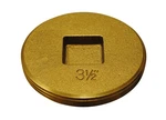Oatey 42744 Cleanout Plug With Raised Head Countersunk, 3-1/2 In, Brass. Fixed Price $40.29.