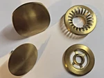 Kohler K-T37391-2MB Pureflo Rotary-turn Bath Drain Trim, Brushed Moderne Brass. Fixed Price $75.00.