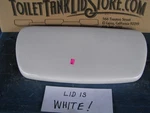 Aquasource / Project By Lowes A-0098923 White Toilet Tank Lid Nicks 18C. Fixed Price $79.00.