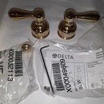 Delta H25PB Classic Metal Lever Handle Set - 2H. Fixed Price $125.33.