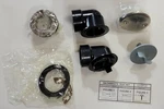 Jb Products Brushed Nickel Toe Touch Abs Half Waste Breakaway Head Rv Drain Kit. Fixed Price $34.95.