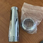Mcguire Manufacturing 1-1/4 X 6 Nipple W/ Cb Ss Chrome 1127C. Fixed Price $33.00.