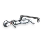 Chicago Swing Utility Sink Faucet, Polished Chrome, 2 Holes Ada Compliant. Fixed Price $331.95.