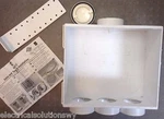 Oatey 38530/38941? Outlet Box White For Quadtro Washing Machine Valves 9"X7-3/4". Fixed Price $17.77.