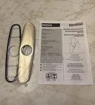 Moen Spot Resistant Stainless Kitchen Faucet Escutcheon Plate + Gasket 10.5". Fixed Price $21.95.