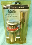 Decolav 9296-CP Chrome Grid Drain For Bathroom Sink No Overflow. Fixed Price $9.95.