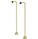 Kingston - Vintage Single Offset Bath Tub Supply Lines Polished Brass CC462 Pair. Fixed Price $59.99.