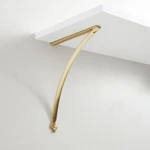 Signature Hardware 507-4-BR-BRSB 4" Keeton Solid Brass Shelf Bracket-satin. Fixed Price $11.04.