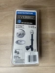 Everbilt Trip Lever 1-1/2 In. Black Poly Pipe Bath Drain Brushed Nickel. Fixed Price $7.79.