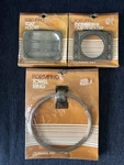 Perma-bilt Portafino Toothbrush & Tumbler, Soap Holder Towel Ring Antique Brass. Fixed Price $54.99.