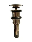 Delta, 72173-SS, Bathroom, Stainless Steel Finish, Push Pop-up Drain Assembly. Fixed Price $82.99.