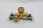 Mainline Stop Valve W/ Opposite Side Dual Shut Off Outlet Brass 3-WAY 1/4 Turn. Fixed Price $34.97.