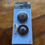 Keeney Oil-rubbed Bronze Metal Trim Kit K61-99VB Quick Cover-up Bath Drain. Fixed Price $14.99.