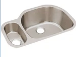 Elkay ELUH3221L Lustertone Double-basin Undermount Kitchen Sink, 18-GAUGE. Fixed Price $289.99.