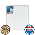 Wm Drain PAN-30"X 32" Od W/pvc Fitting, Graphite (e/f). Fixed Price $68.73.