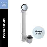 Keeney Foot Lok Stop Schedule 40 Bath Tub Drain Kit, 630PVCK. Fixed Price $30.50.