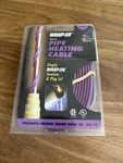 Wrap On Pipe Heating Cable #31009 9FT 18WATTS 15AMPS 120VAC Purple. Fixed Price $19.00.
