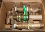 Price Pfister 0X6-140R Rough Valve 1/2" Sweat Inlets & Outlets Adjustable Center. Fixed Price $79.99.