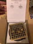 Kohler K-9136-2MB Clearflo Square Design Tile-in Shower Drain, Brushed Brass. Fixed Price $60.00.