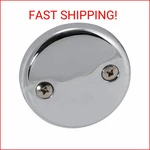 Ez-flo Two-hole Bathtub Overflow Face Plate With Brass Screws, Chrome, 35245. Fixed Price $12.29.