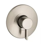 Hansgrohe Ecostat Modern Pressure Balance Shower Valve Trim In Brushed Nickel. Fixed Price $71.12.