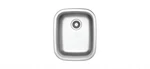 Ukinox UN376 Deep Utility Single Bowl Stainless Steel Kitchen Sink 15" 19". Fixed Price $115.00.