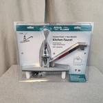 Aqua Plumb Chrome Finish Non Metallic Kitchen Faucet Single Handle New 3 Hole. Fixed Price $15.39.
