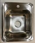 Elkay CR17211 Celebrity 17IN Drop-in Bar Sink Stainless Steel Single Bowl Read. Fixed Price $84.99.
