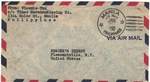 Airmail Cover Manila Philippines 1958 To United States. Fixed Price $5.95.