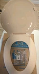 Vintage Church Elongated Toilet Seat 380TL 213 - Peach Bisque. Fixed Price $75.00.