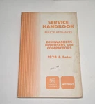 General Electric (ge) Dw Disposers Compactors Service Handbook 1978 & Later. Fixed Price $9.97.