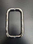 Crl SPH8CH Polished Chrome 8" Back-to-back Solid Brass 3/4" Dia Pull Handles. Fixed Price $30.00.