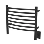 Amba Jeeves Hcmb Curved Towel Warmer With 7 Bars, Matte Black Finish. Fixed Price $560.00.