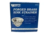 New Watts Cast Brass Sink Strainer Stainless Steel Product Number 2-8-3 BIN9. Fixed Price $26.05.