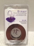 Giagni Vessel Mounting Ring Glass & Metal Bowls VR-1-BN Brushed Nickel-lot Of 2. Fixed Price $13.49.