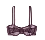 Nwt Cuup Bra The Balconette Mesh Plum 34C. Fixed Price $22.07.