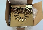 Kingston Brass BSF4161 - Sunburst Watercourse 4" Square Shower Drain & Cover. Fixed Price $53.99.