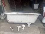 Antique Cast Iron Tub Bath Claw Feet Standard Size. Fixed Price $500.00.