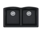 Franke ELG120ONY Ellipse Granite Undermount Double Bowl Kitchen Sink Onyx New!. Fixed Price $489.99.