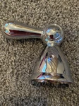 Delta H717 Botanical Shower Metal Lever Handle, Chrome Finish. Fixed Price $22.00.