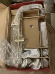 Pfister HSK-70SHWBG Modern Round Retrofit W/ Hand Shower, Slide Bar, Gold. Fixed Price $249.99.