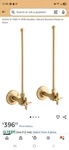 Brand New, Kohler K-7605-P-2MB Handles, Vibrant Brushed Moderne Brass. Fixed Price $199.99.