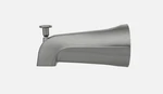 Danco Bath Tub 5" Spout With Diverter Metal Brushed Nickel 89249. Fixed Price $17.37.