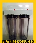 Iron/sulfur Removal Dual Whole House Water Filter System For Drinking. Fixed Price $75.00.